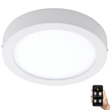 Eglo 33575 - LED Dimbar badrumslampa ARGOLIS-C LED/16,5W/230V IP44 vit