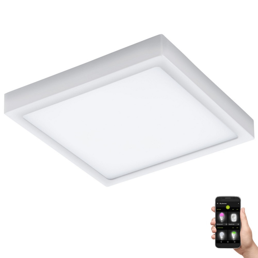 Eglo 33576 - LED Dimbar badrumslampa ARGOLIS-C LED/22W/230V IP44 vit