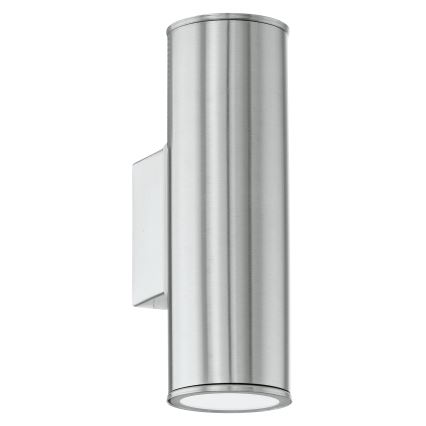 Eglo 33582 - LED RGBW Ljusreglerad utomhus wall belysning RIGA 2xGU10/5W/230V IP44