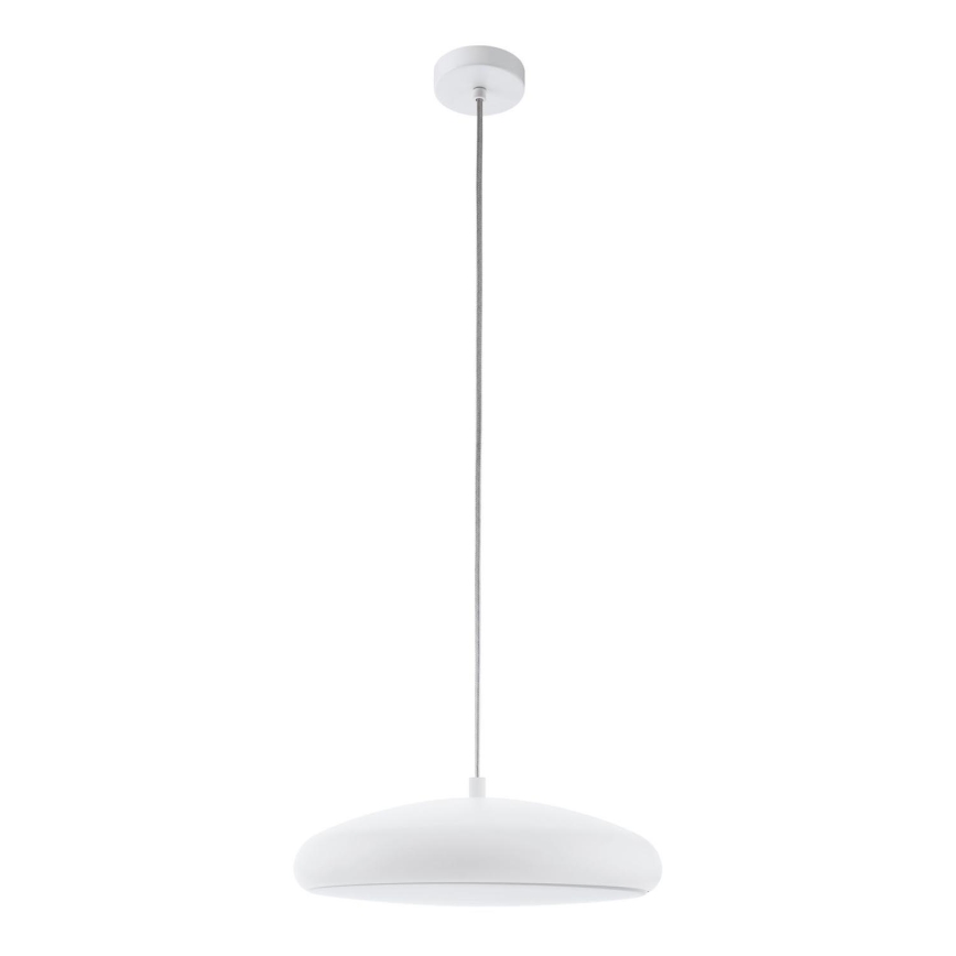 Eglo 33765 - LED RGBW Ljusreglerad ljuskrona på textilsladd RIODEVA-C LED/27W/230V 2700-6500K vit