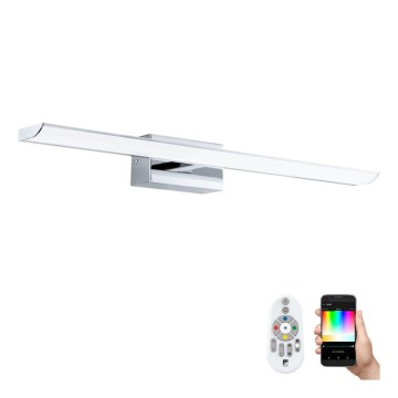 Eglo 33767 - LED RGBW Ljusreglerad badrum spegel belysning TABIANO-C LED/15,6W/230V 2700-6500K 60,5 cm IP44 + fjärrkontroll