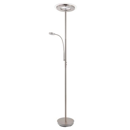 Eglo 33849 - LED Ljusreglerad beröring golvlampa SOLANO LED/30W/230V + LED/4W