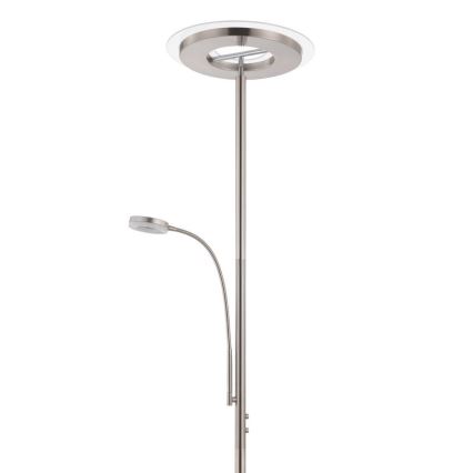 Eglo 33849 - LED Ljusreglerad beröring golvlampa SOLANO LED/30W/230V + LED/4W
