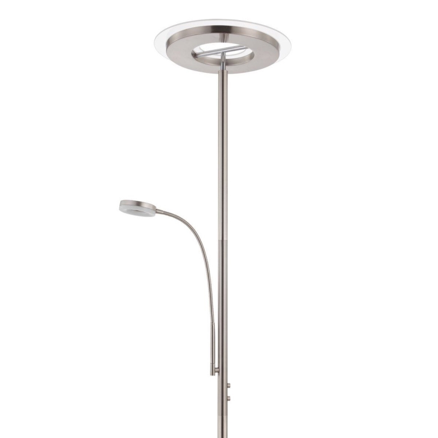 Eglo 33849 - LED Ljusreglerad beröring golvlampa SOLANO LED/30W/230V + LED/4W