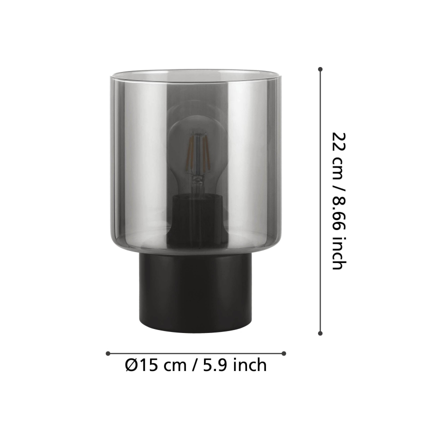 Eglo - Bordslampa 1xE27/60W/230V