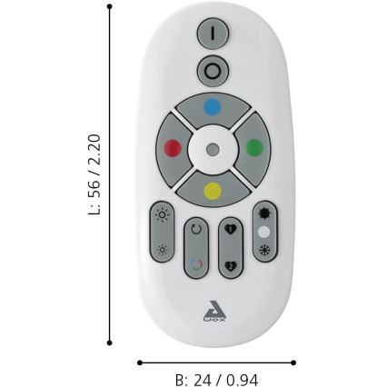 Eglo - Fjärrkontroll CONNECT-Z 2xAAA Bluetooth ZigBee