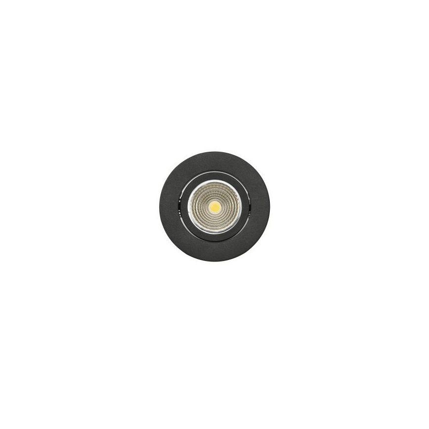 Eglo - Dimbar infälld LED belysning/6W/230V svart