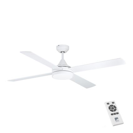 Eglo - LED takfläkt LED/20W/230V 3000/4000/5000K + fjärrkontroll vit