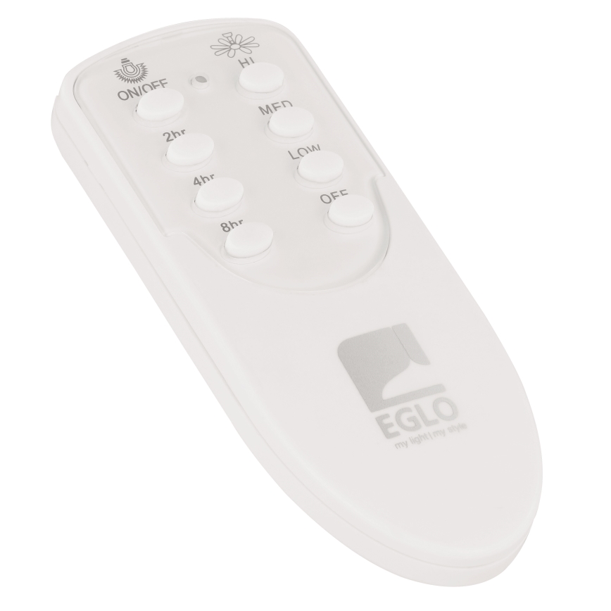 Eglo - LED takfläkt LED/20W/230V 3000/4000/5000K + fjärrkontroll vit