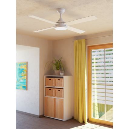 Eglo - LED takfläkt LED/20W/230V 3000/4000/5000K + fjärrkontroll vit