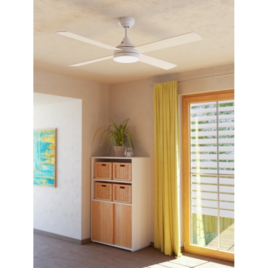 Eglo - LED takfläkt LED/20W/230V 3000/4000/5000K + fjärrkontroll vit