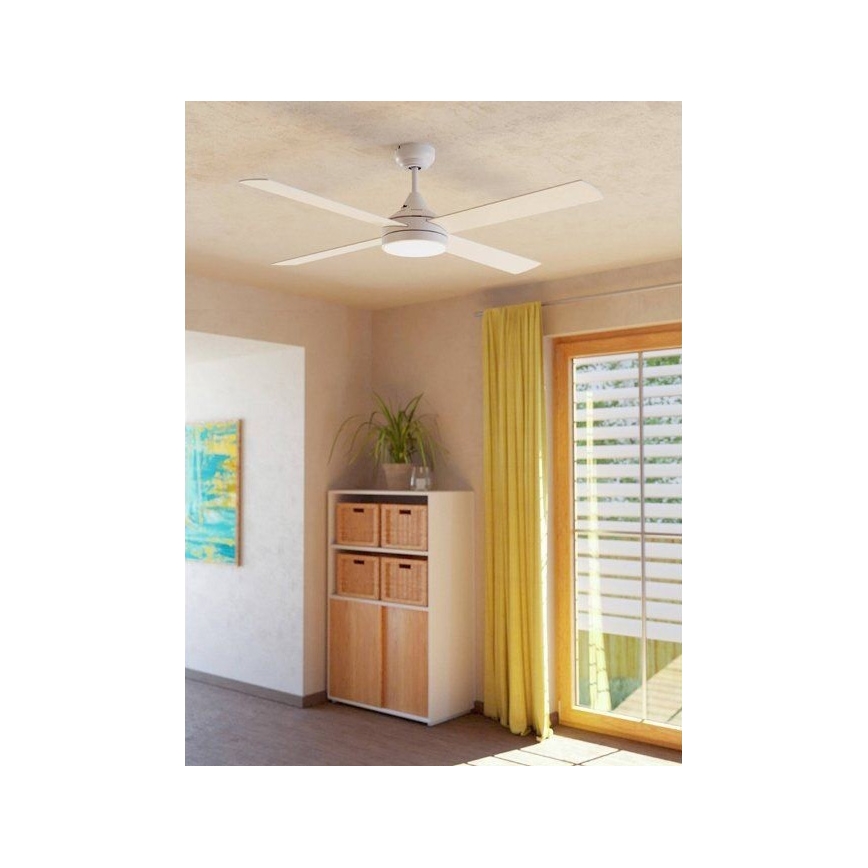 Eglo - LED takfläkt LED/20W/230V 3000/4000/5000K + fjärrkontroll vit