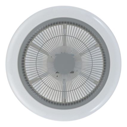 Eglo - LED Ljusreglerad ceiling fan LED/25,5W/230V grå + fjärrkontroll
