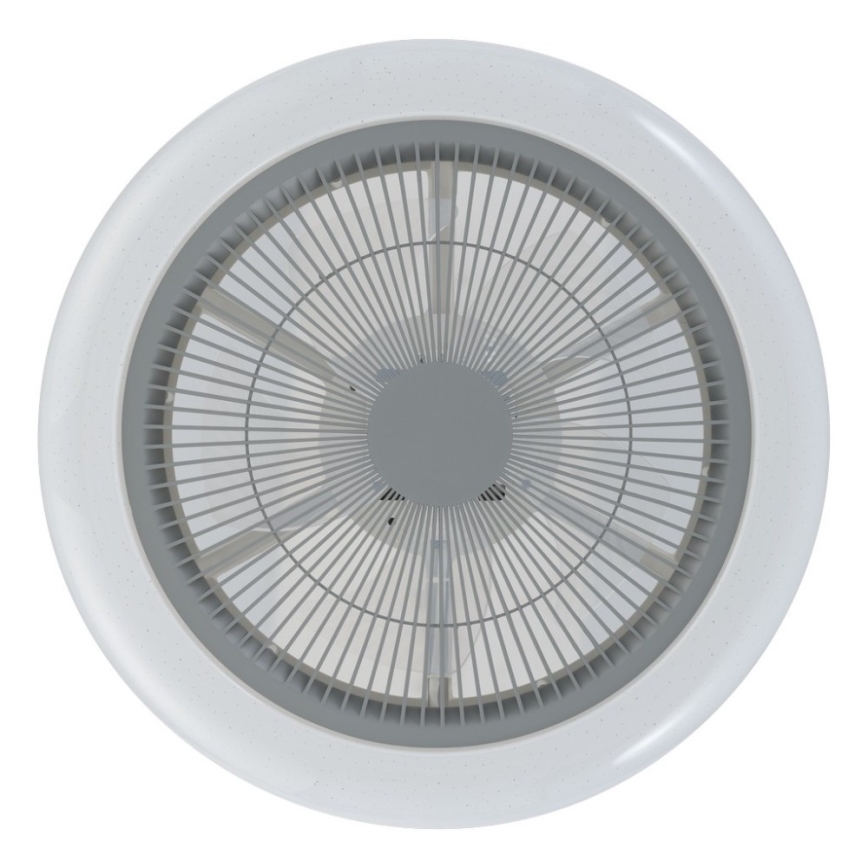 Eglo - LED Ljusreglerad ceiling fan LED/25,5W/230V grå + fjärrkontroll
