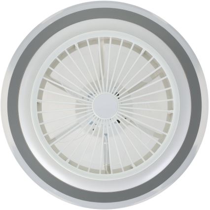 Eglo - LED Dimbar takfläkt LED/25,5W/230V vit/grå 2700-6500K + fjärrkontroll