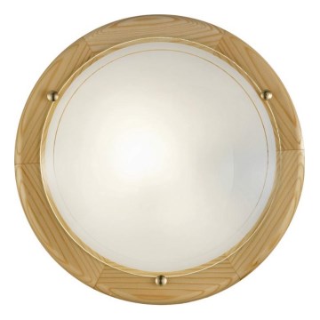 Eglo 3894 - Taklampa UFO 2xE27/60W/230V Ø 38 cm furu