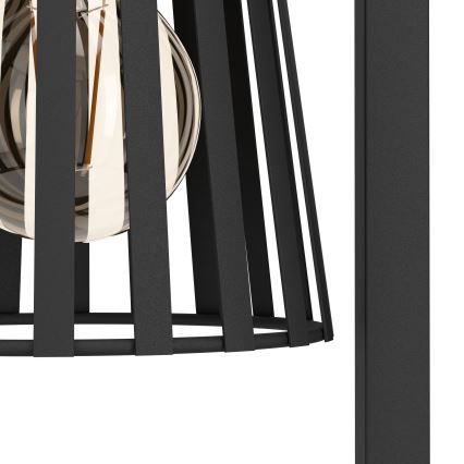 Eglo - Bordslampa 1xE27/40W/230V svart
