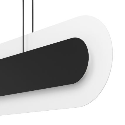 Eglo - LED ljusreglerad ljuskrona på textilsladd LED/32W/230V 3000K svart