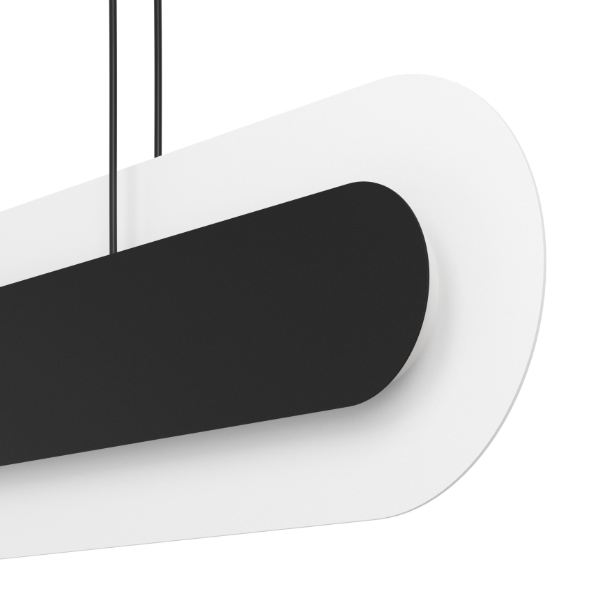 Eglo - LED ljusreglerad ljuskrona på textilsladd LED/32W/230V 3000K svart