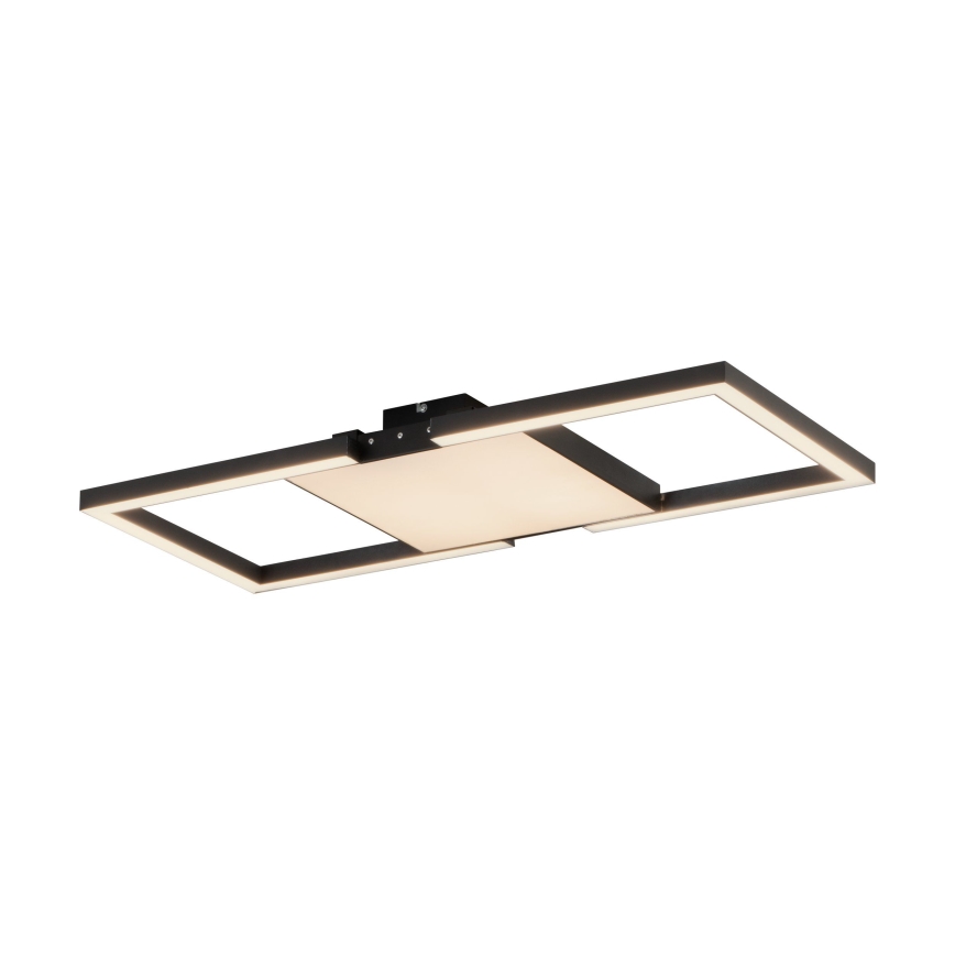 Eglo - LED Dimbar taklampa LED/26,2W/230V 2700-6500K svart + fjärrkontroll