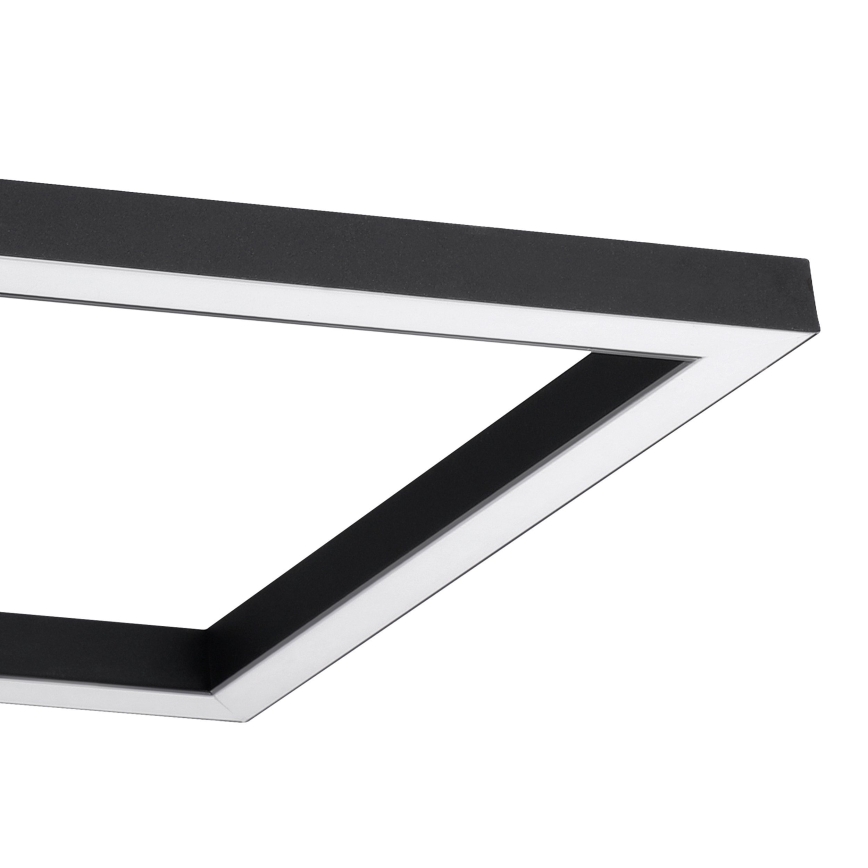 Eglo - LED Dimbar taklampa LED/26,2W/230V 2700-6500K svart + fjärrkontroll