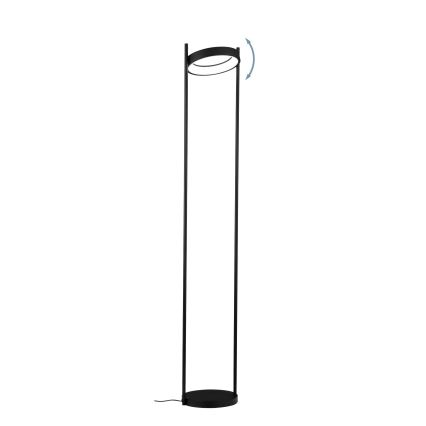 Eglo - LED Dimbar golvlampa LED/20W/230V 3000K svart