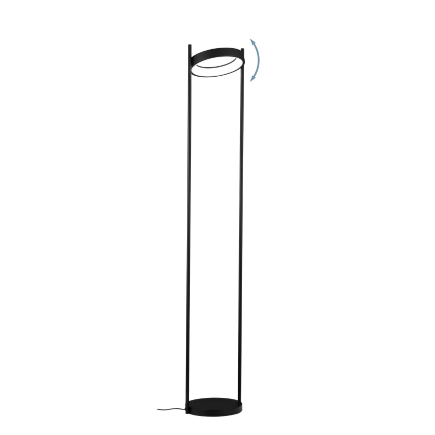 Eglo - LED Dimbar golvlampa LED/20W/230V 3000K svart