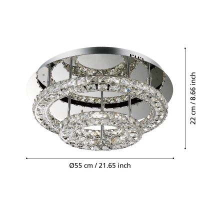Eglo - LED taklampa LED/30,5W/230V