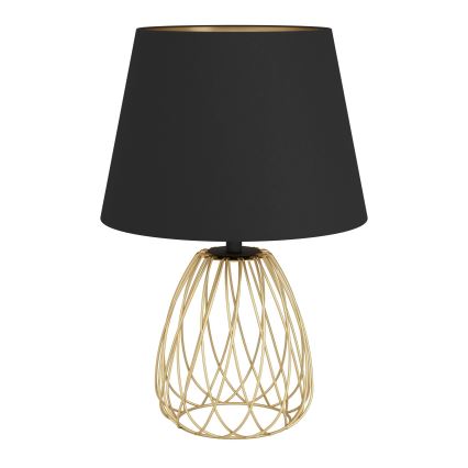 Eglo - Bordslampa 1xE27/40W/230V svart/guld
