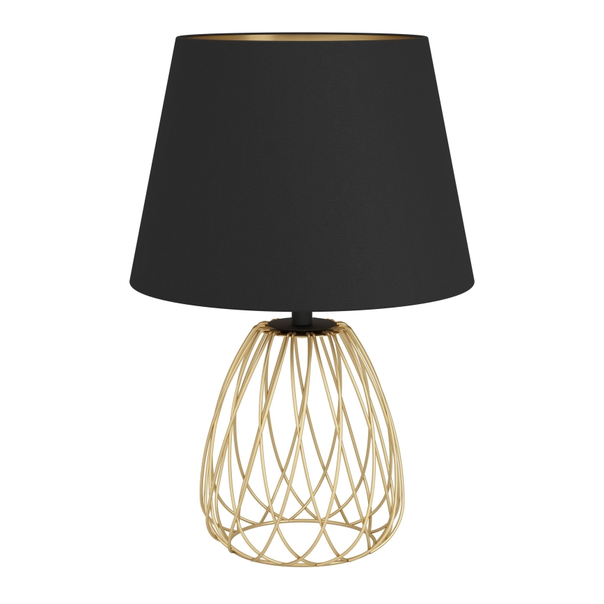 Eglo - Bordslampa 1xE27/40W/230V svart/guld