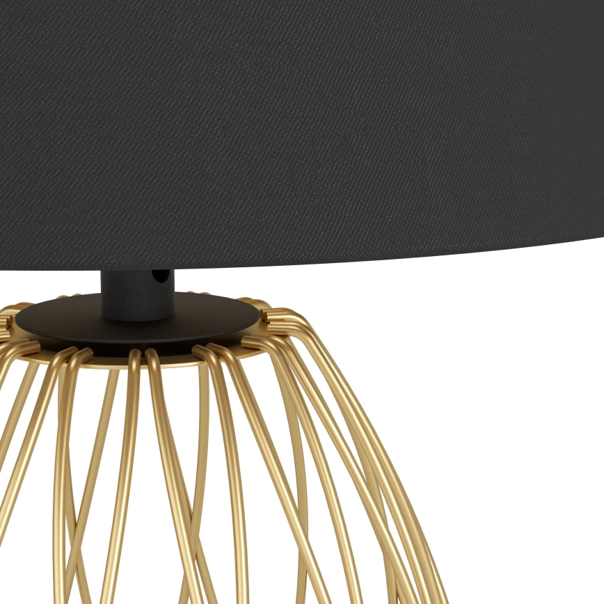 Eglo - Bordslampa 1xE27/40W/230V svart/guld