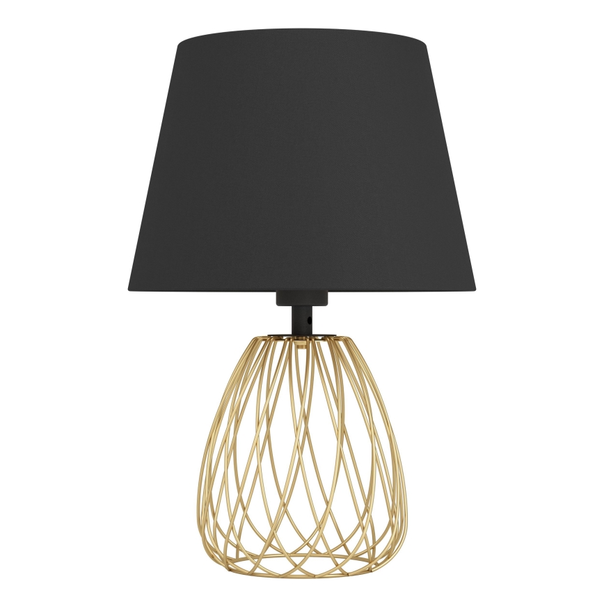 Eglo - Bordslampa 1xE27/40W/230V svart/guld