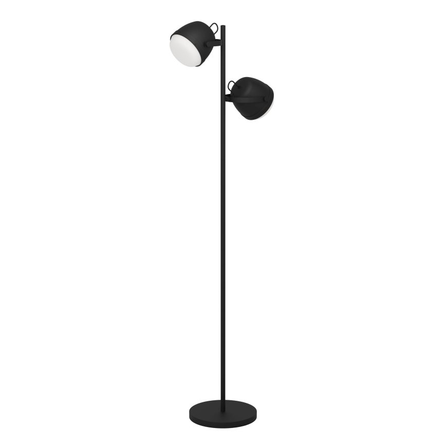 Eglo - Golvlampa 2xE27/28W/230V svart