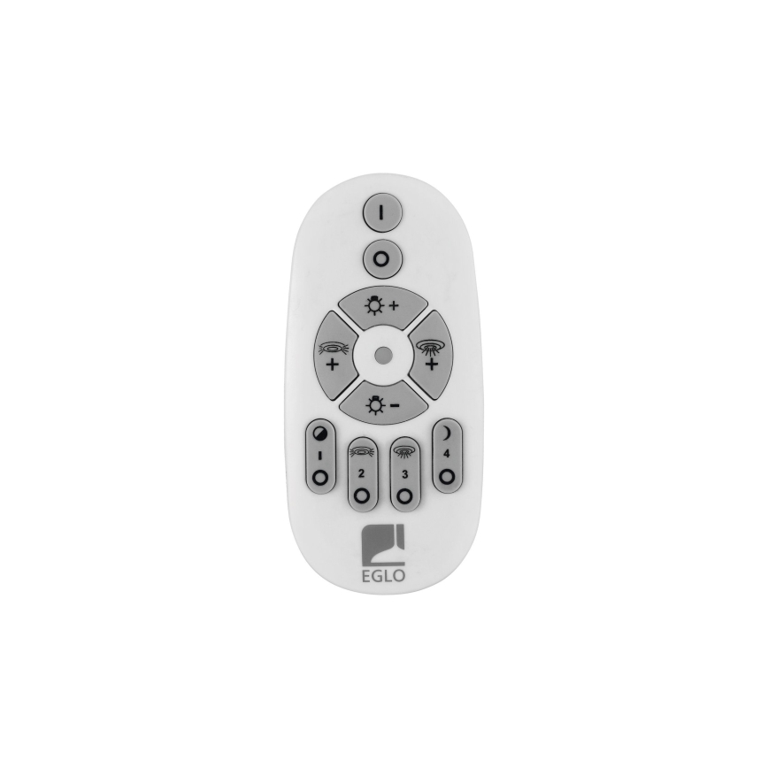 Eglo - LED dimbar taklampa 3xLED/8W/230V + 3xLED/8,5W 3000K svart + fjärrkontroll