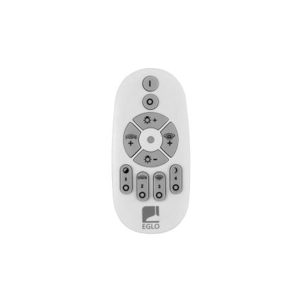Eglo - LED ljusreglerad ljuskrona på textilsladd 3xLED/8W/230V + 3xLED/8,5W 3000K svart + fjärrkontroll