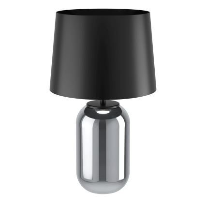 Eglo - Bordslampa 1xE27/40W/230V svart/rökig
