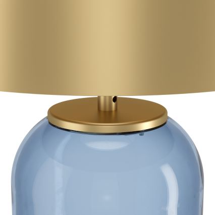 Eglo - Bordslampa 1xE27/40W/230V guld/blå
