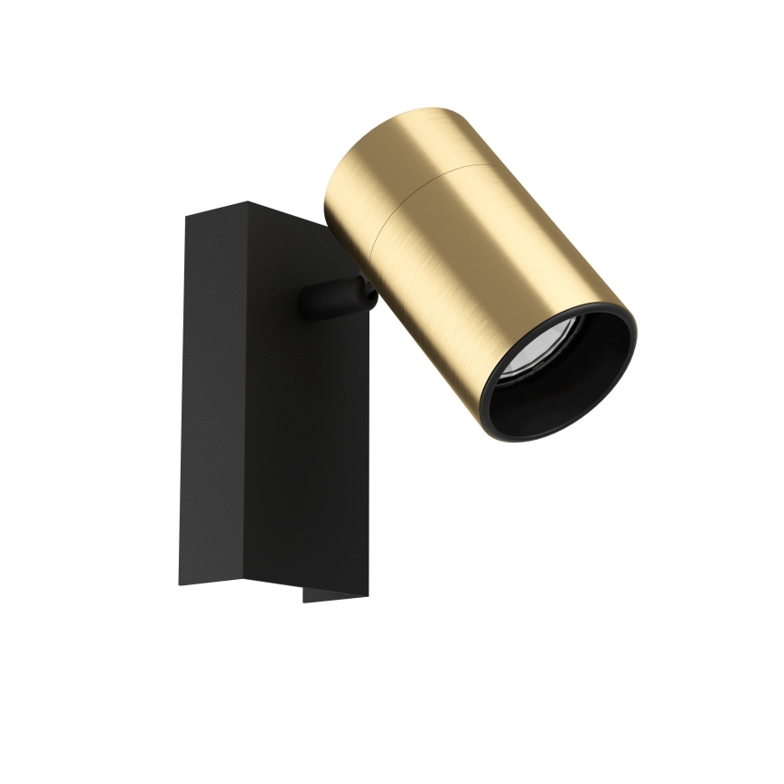 Eglo - LED väggspotlight 1xGU10/4,5W/230V 3000K svart/guld