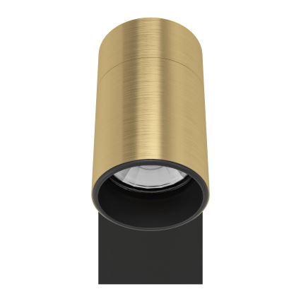 Eglo - LED väggspotlight 1xGU10/4,5W/230V 3000K svart/guld