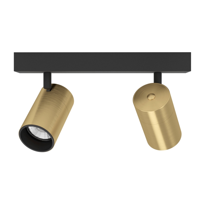Eglo - LED spotlight 2xGU10/4,5W/230V 3000K svart/guld