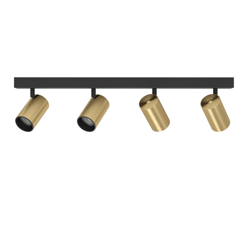 Eglo - LED spotlight 4xGU10/4,5W/230V 3000K svart/guld