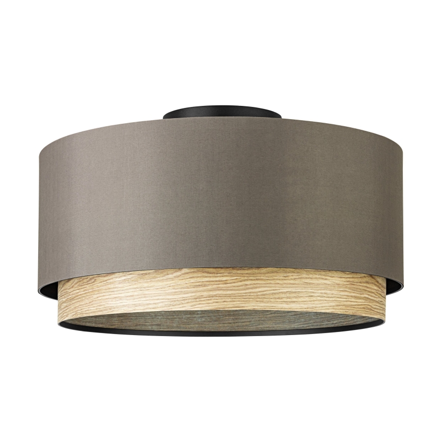Eglo - Taklampa 1xE27/40W/230V brun
