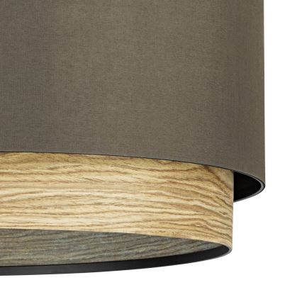 Eglo - Taklampa 1xE27/40W/230V brun