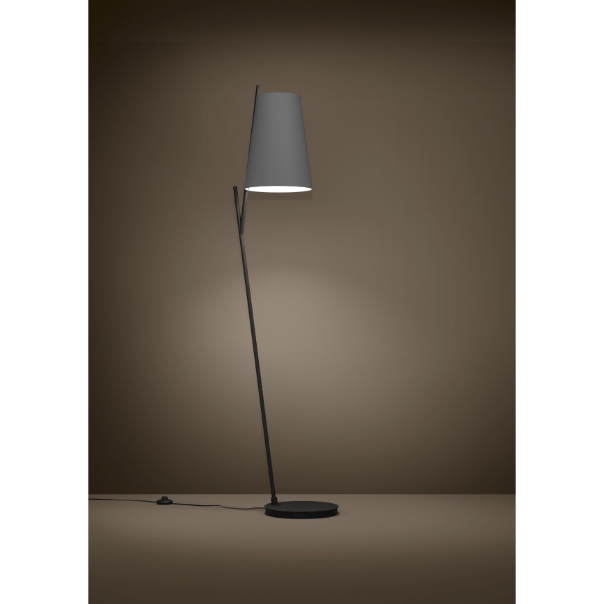 Eglo - Golvlampa 1xE27/40W/230V grå
