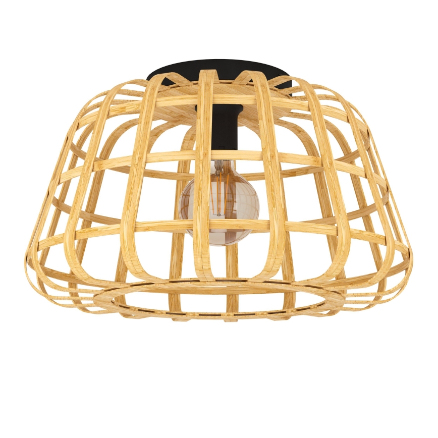 Eglo - Taklampa 1xE27/40W/230V bambu