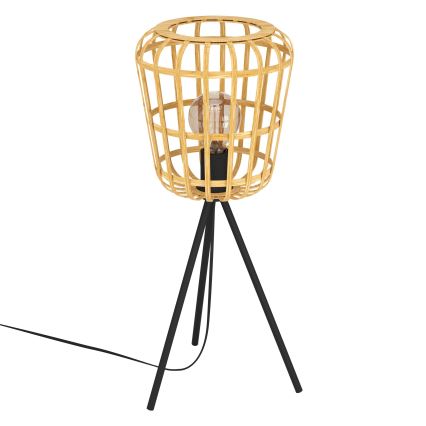 Eglo - Bordslampa 1xE27/40W/230V bambu