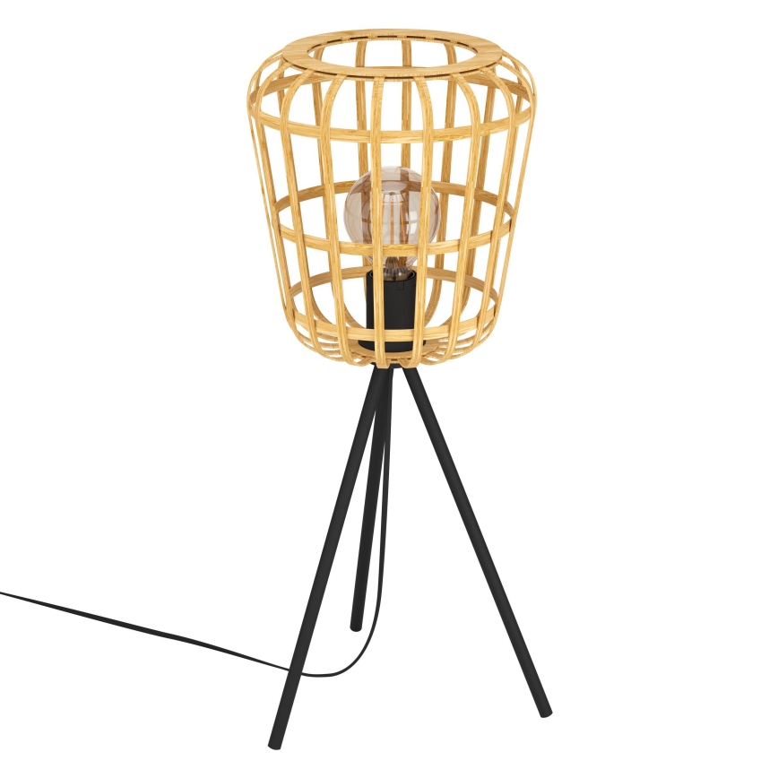 Eglo - Bordslampa 1xE27/40W/230V bambu
