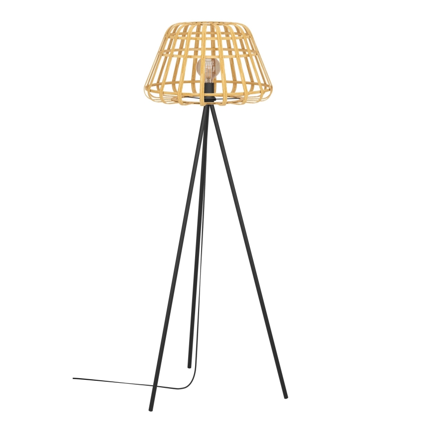Eglo - Golvlampa 1xE27/40W/230V bambu
