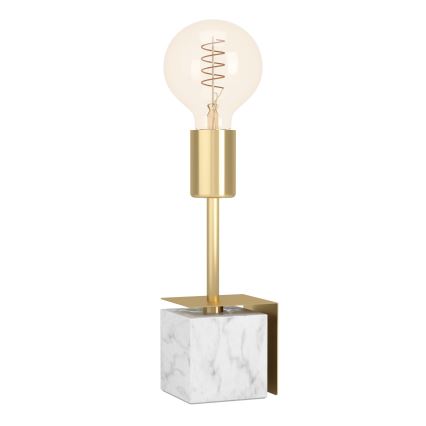 Eglo - Bordslampa 1xE27/40W/230V guld/vit granit