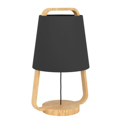 Eglo - Bordslampa 1xE27/40W/230V svart